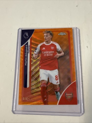 Martin Ødegaard 2026 Topps Chrome Orange Refractor /25