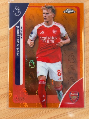 Martin Ødegaard 2026 Topps Chrome Orange Refractor /25