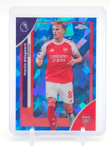 Martin Ødegaard 2025 Topps Cromo PL Zafiro Azul