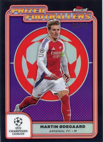 Martin Ødegaard 2024 Topps Finest Black /10