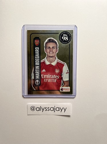 Martin Ødegaard & Gabriel Martinelli 2022 Topps Merlin Heritage