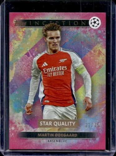Martin Ødegaard 2024 Topps Inception Pink /75