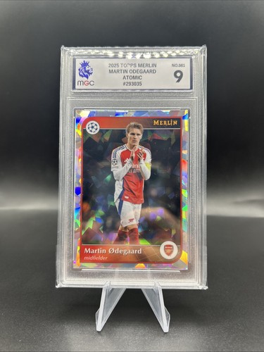 Martin Ødegaard 2024 Topps Merlin Chrome Atomic Refractor