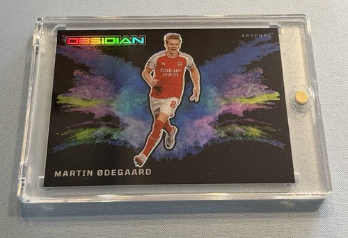 Martin Ødegaard 2023 Panini Obsidian Color Blast #4