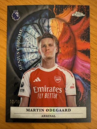 Martin Ødegaard 2026 Topps Premier League Chrome Black /10