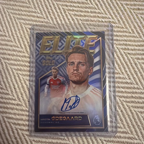 Martin Ødegaard 2025 Topps Premier League Gold /99