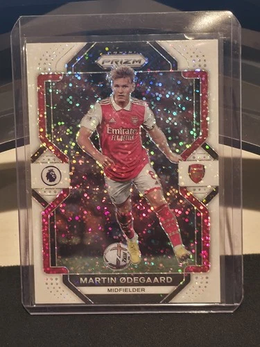 Martin Ødegaard 2022 Panini Prizm Blanco Brillo