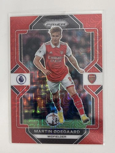 Martin Ødegaard 2022 Panini Prizm Red Mojo /99
