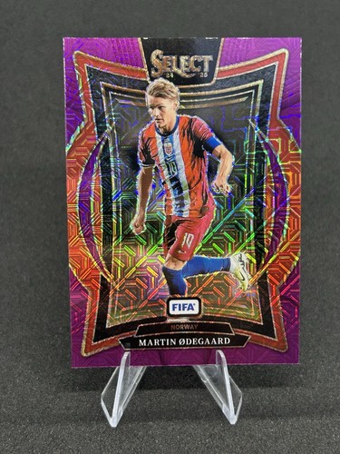 Martin Ødegaard 2024 Panini Select Purple Prizm