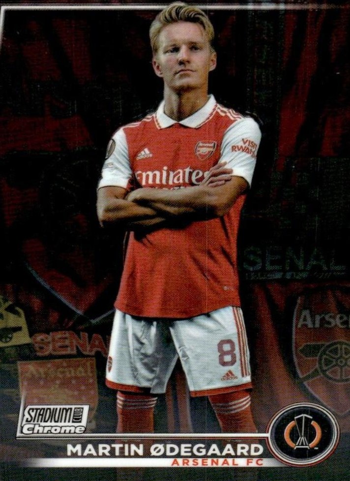 Martin Ødegaard 2022 Topps Stadium Club Chrome UEFA 87