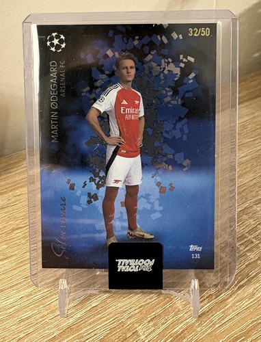 Martin Ødegaard 2024 Topps Total Football Blue /50