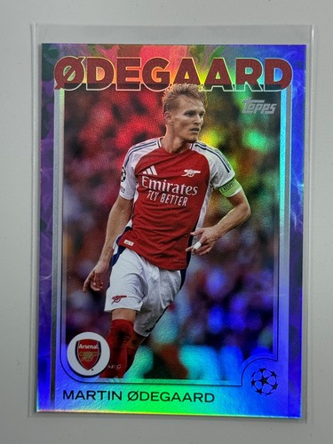 Martin Ødegaard 2024 Topps UCC Flagship Purple Inferno /299