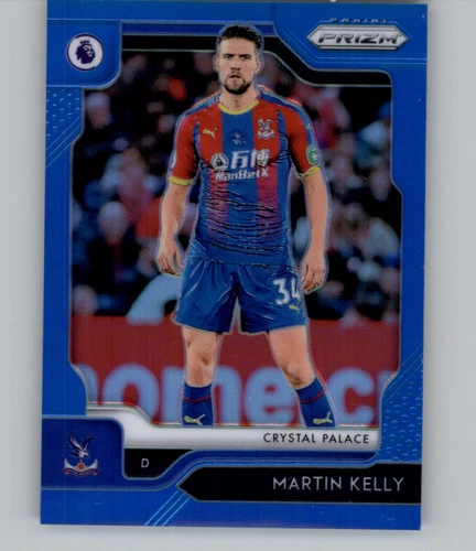 Martin Kelly 2019 Panini Prizm Premier League Blue Prizm /199