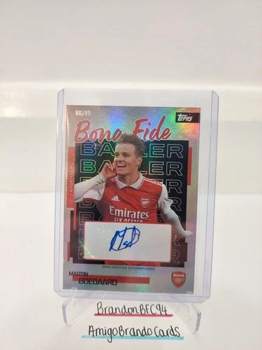 Martin Odegaard 2025 Topps Arsenal Team Set /49