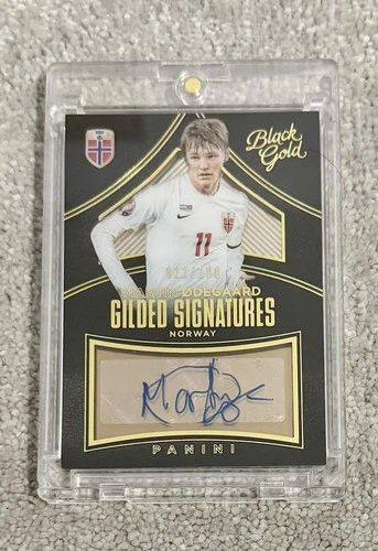 Martin Odegaard 2016 Panini Black Gold 22/199