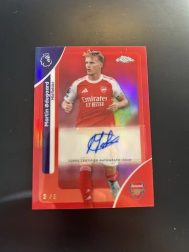 Martin Odegaard 2025 Topps Chrome /5