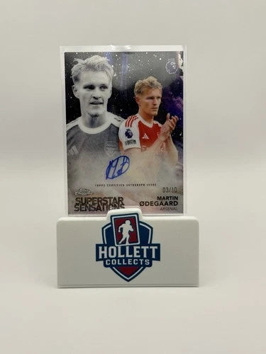 Martin Odegaard 2026 Topps Chrome Black /10