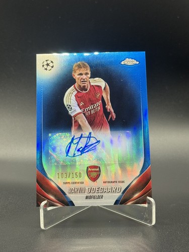 Martin Odegaard 2023 Topps Chrome Blue /150