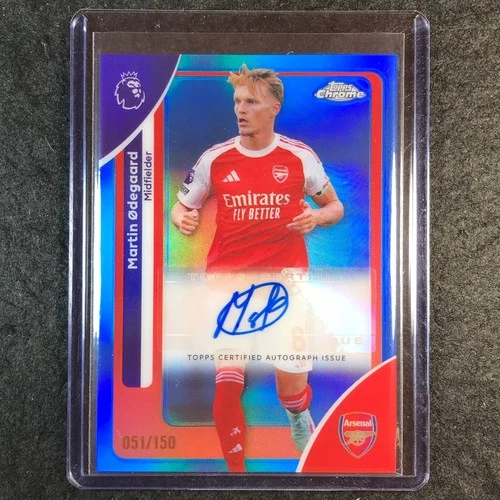 Martin Odegaard 2026 Topps Chrome Blue /150