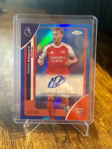 Martin Odegaard 2026 Topps Chrome Blue /150