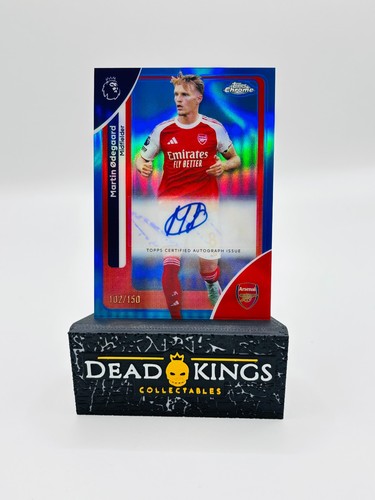Martin Odegaard 2026 Topps Chrome Blue Refractor /150