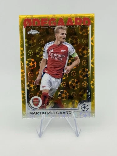 Martin Odegaard 2024 Topps Chrome Gold 45/50