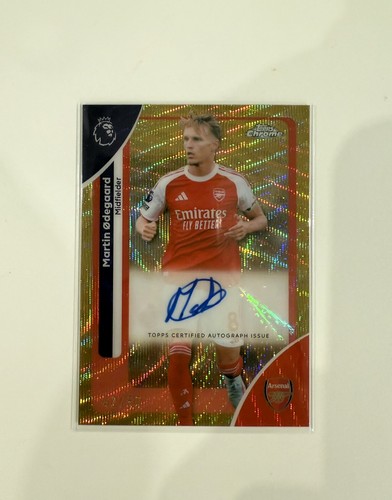 Martin Odegaard 2026 Topps Chrome Gold /50