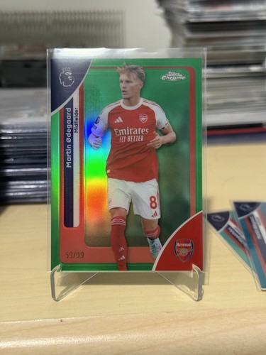 Martin Odegaard 2025 Topps Chrome Green /99