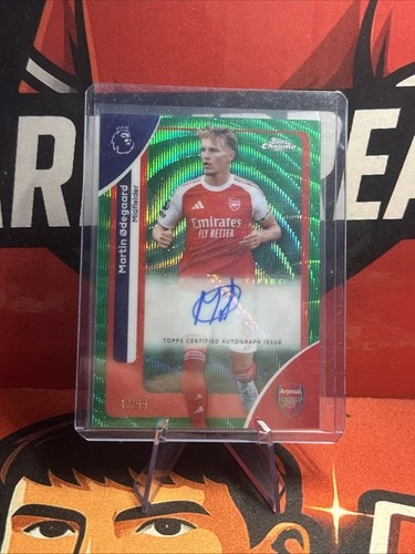 Martin Odegaard 2026 Topps Chrome Green /99