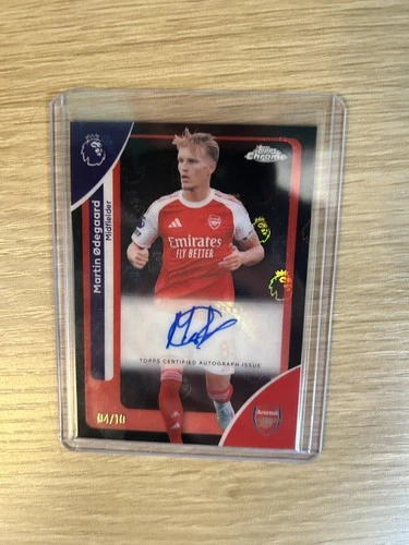 Martin Odegaard 2025 Topps Chrome Logofractor /10