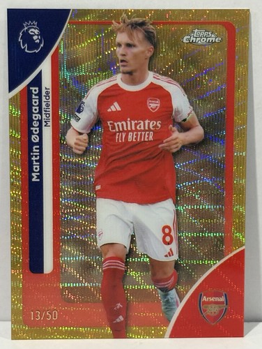 Martin Odegaard 2026 Topps Chrome ORO Wave /50