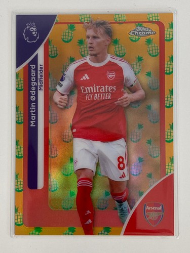 Martin Odegaard 2025 Topps Chrome Pineapple Refractor
