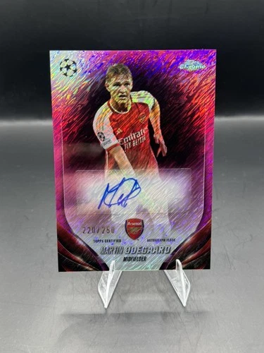 Martin Odegaard 2023 Topps Chrome Pink Shimmer /250