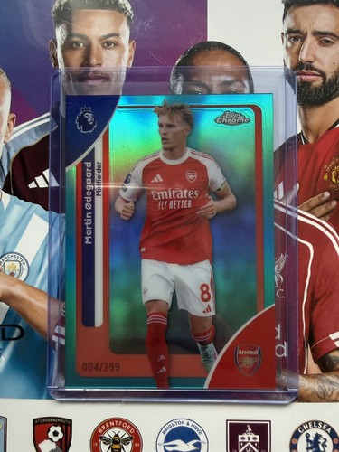 Martin Odegaard 2026 Topps Chrome Premier League /299
