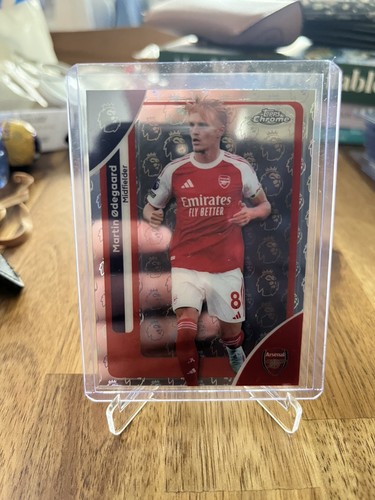 Martin Odegaard 2025 Topps Chrome Premier League Logofractor
