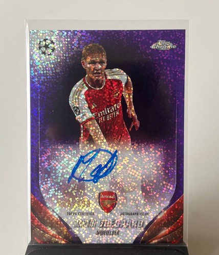 Martin Odegaard 2023 Topps Chrome Purple /299
