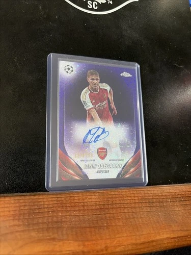 Martin Odegaard 2023 Topps Chrome Purple /299