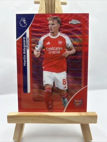 Martin Odegaard 2026 Topps Chrome Red /5