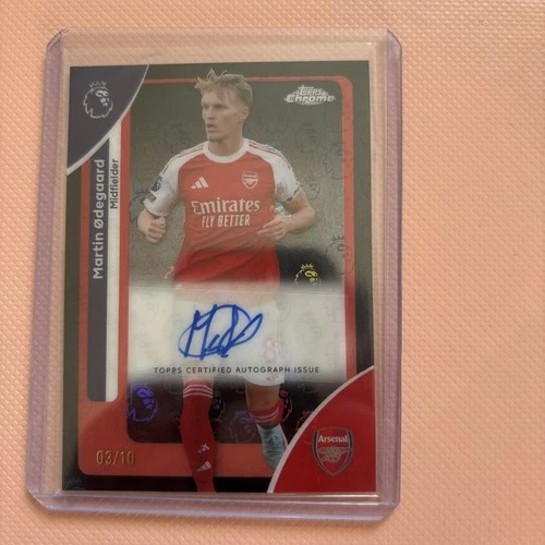 Martin Odegaard 2026 Topps Chrome Refractor /10