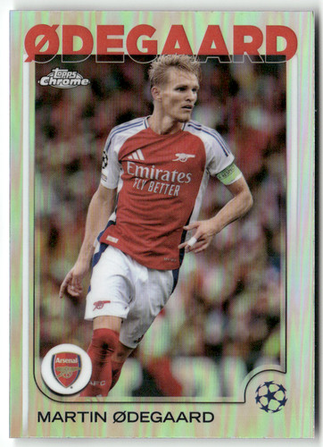 Martin Odegaard 2025 Topps Chrome Refractor