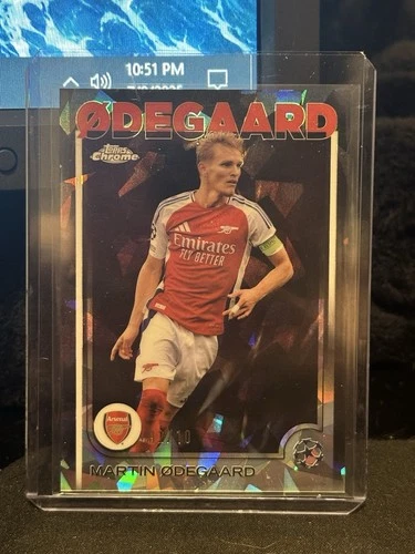 Martin Odegaard 2024 Topps Chrome Sapphire /10