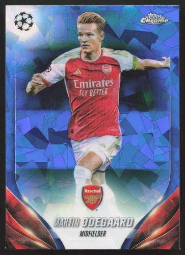 Martin Odegaard 2023 Topps Chrome Sapphire