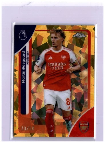 Martin Odegaard 2025 Topps Chrome Sapphire /50