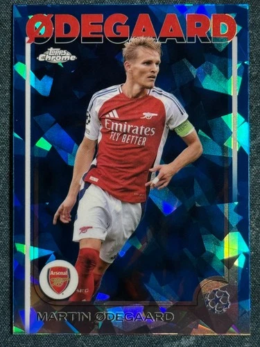 Martin Odegaard 2025 Topps Chrome Sapphire