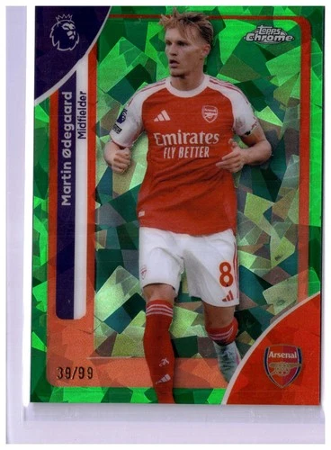 Martin Odegaard 2025 Topps Chrome Sapphire /99