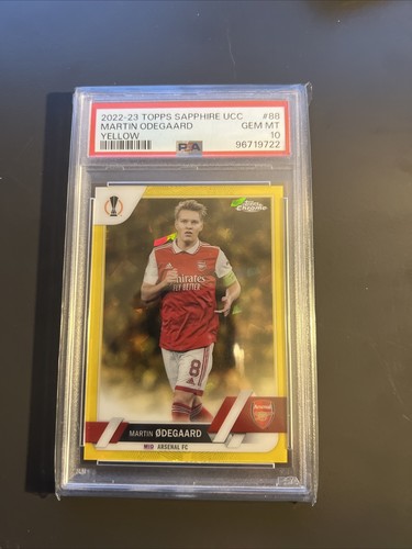 Martin Odegaard 2022 Topps Chrome Sapphire /99