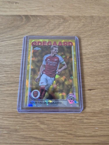Martin Odegaard 2024 Topps Chrome Sapphire Yellow /75