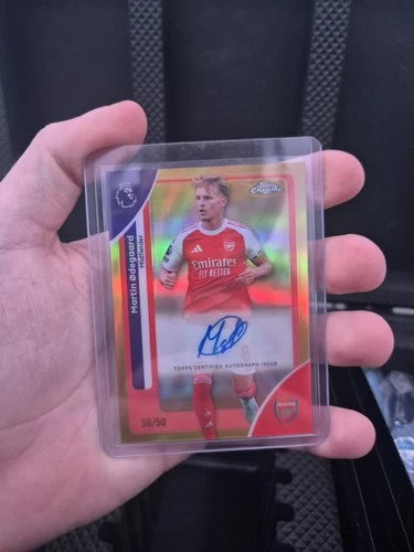 Martin Odegaard 2026 Topps Chrome True Gold /50