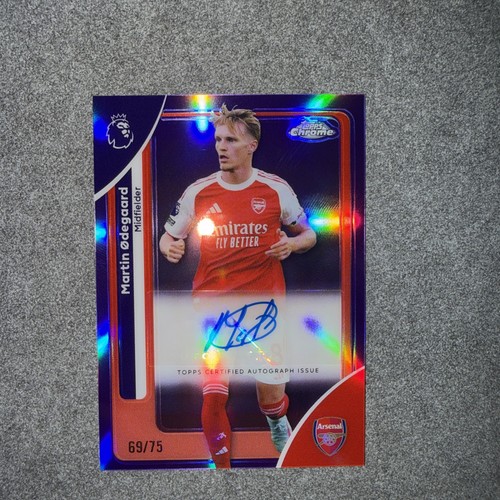 Martin Odegaard 2026 Topps Chrome Viola /75