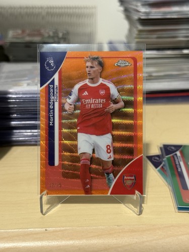 Martin Odegaard 2025 Topps Cromo Premier League Naranja /25